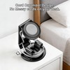 Aluminum-Made Watch Charger Stand with Cord Organizer (Black)