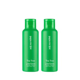 Papa Recipe Tea Tree Control Enzyme Powder Cleanser 50g, 2 pieces / 티트리 컨트롤 효소 파우더 클렌저 50g, 2개