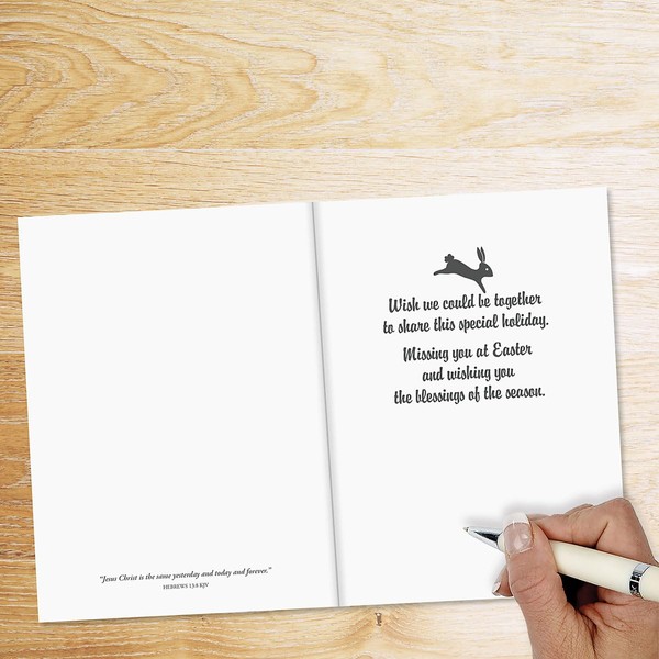 From Both of Us Religious Easter Greeting Card - Single