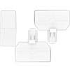 NECABLES 2+1Pack 2pcs Phone Jack Splitter 2 Line Adapter RJ11