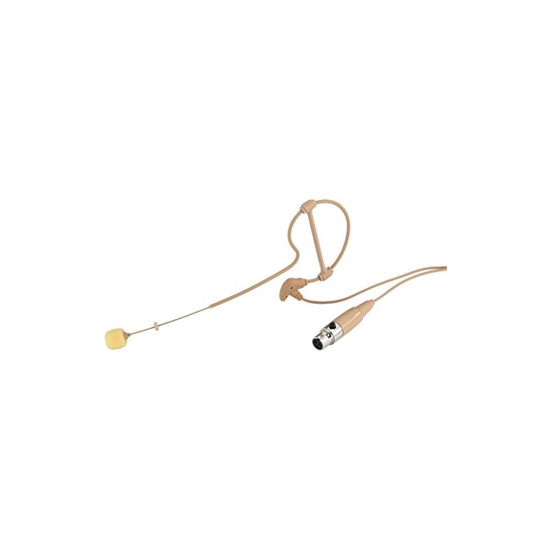 Monacor HSE-40/SK Ultralight Miniature Earhook Microphone - Yellow