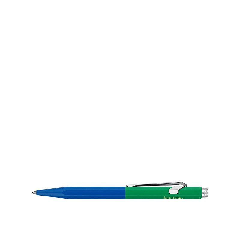 Caran d'Ache Paul Smith 849 Ballpoint Pen in Cobalt Blue/Emerald
