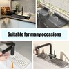 STARGAZ Silicone Faucet Mat for Kitchen Sink,Faucet Draining Mat,Sink Back