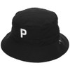 Puma Men's Bucket Hat, Golf, P Earmuffs Hat, PUMA Black