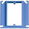Carlon A411 Outlet Box Cover, Square, Raised, 1 Gang, 4-Inch,