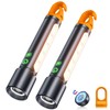 ADDplus Magnetic Flashlight Rechargeable,2000LM 5000mAh Flashlights High Lumens with 9