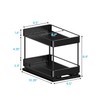 Nieifi Spice Rack Organizer for Cabinet, Vertical Spice Rack Pull