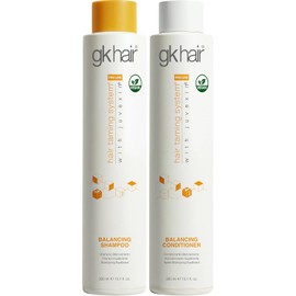 GK HAIR Global Keratin Balancing Shampoo and Conditioner Sets (10.1 Fl Oz/300ml) For Oily & Color Treated Hair Deep Cleansing Ideal for Over-Processed and Environmentally Stressed Hair