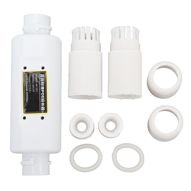 POE Combiner Splitter Adapter IEEE802.3AF AT Standard 10 100Mbps Waterproof