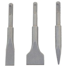 CON:P BP304003 SDS-Plus Chisels Set Short Version, Set of 3 Pieces