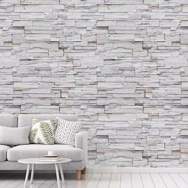 Papel Tapiz Autoadhesivo Para Paredes De Piedra 3d 45cm*10m