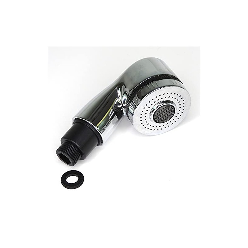 Lomansa Shampoo Bowl Sprayer Head - Silver Head with Black