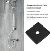 Square Shower Arm Cover Plate Universal Decorative Extra Large Stainless