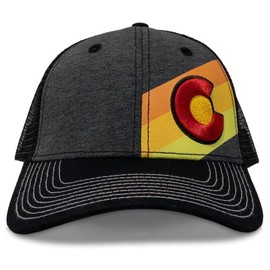 Colorado Trucker Hats for Men & Women - Incline Telluride Custom with Double Snapback, Versatile & Conscious Outdoor Cap