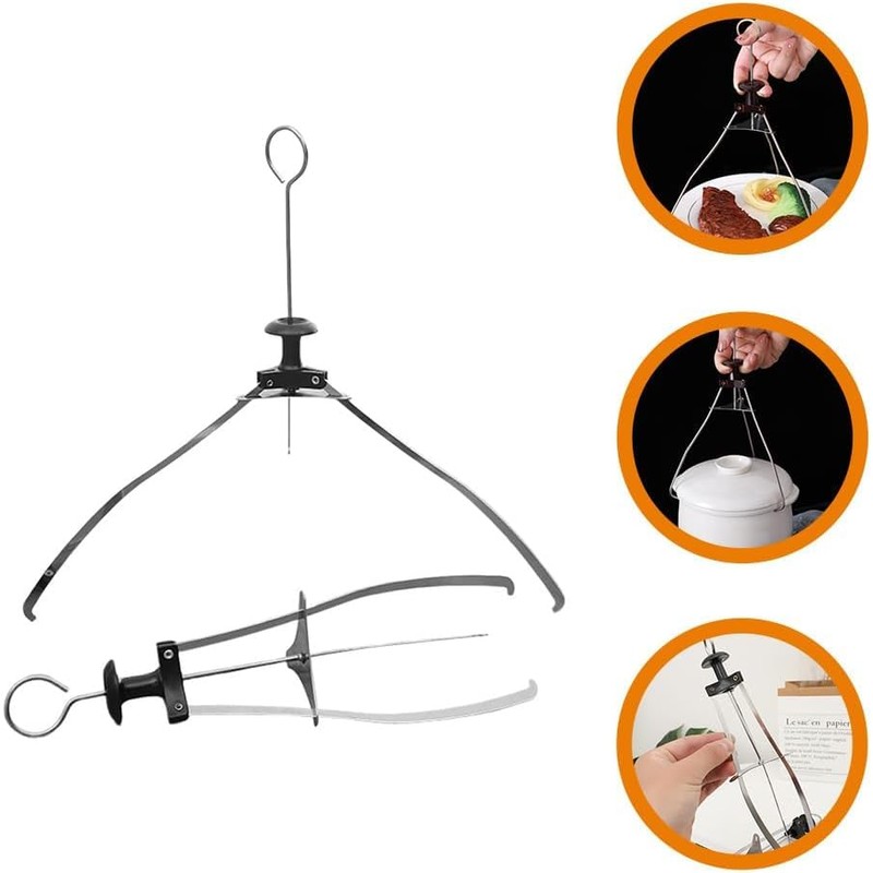 Hot Dish Lifter & Gripper, Kitchen hot Dishes Gripper Anti-scalding
