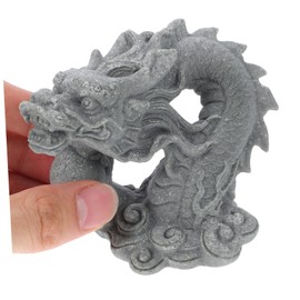 VILLFUL Resin Dragon Statue Home Office Dragon Decor Dragon Toy Desk Dragon Ornament Chinese Dragon Figurine Dragon Craft