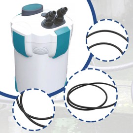 OTOTEC 1Pc Filter Replace Seal Ring Ding Qing O Ring Compatible with HW-704 Filter 2000l/h or 2000EF Size 260mm Outside Diameter 5mm