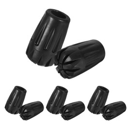 8 Stück Walking Stöcke Gummipuffer, Innendurchmesser 11 mm Gehstock Gummipuffer für Wanderstöcke Ersatzteile Gummi Puffer Asphalt Kies & Gebirge