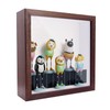 3D Shadow Box 8.8x8.8"(22.5x22.5 x6.5cm) Picture Frame Wooden Deep Box