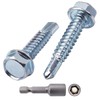 SKIR'CO (Pack of 100) DIN 7504K Galvanised Steel 6.3 x