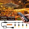 1-Pack 150 ft Outdoor String Lights for Outside with Remote