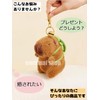 merkmal shop Keychain, Capybara, Plush Keychain, Fluffy, Capybara-san Ball Chain,