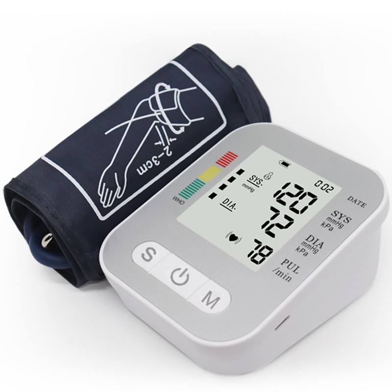 Tensiómetro automático para uso doméstico, tensiómetro de brazo con pantalla