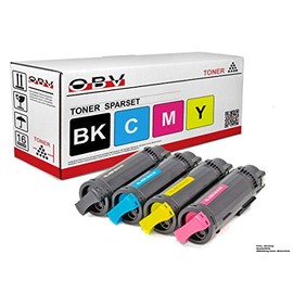 OBV Set of 4 Compatible XL Toner Cartridges for Xerox Phaser 6510 / WorkCentre 6515 6510DN 6510DNI 6510DNIS 6510DNM 6510DNMIS 6510DNS 6510N 6510NS Black, Cyan, Magenta, Yellow