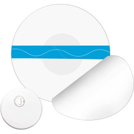 LiangMai 40 Pack Freestyle Libre 3 Sensor Covers,Pre-Cut Adhesive Tape with No Glue on The Center,Waterproof and Strong Stick That Protects Your Sensor continuously for 14 Days (Blue)