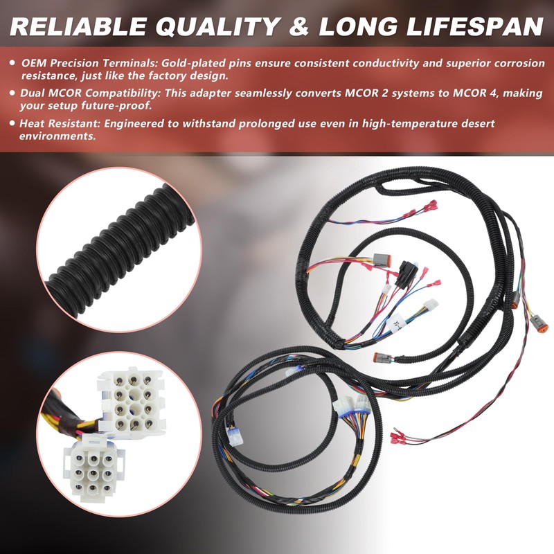 VekAuto No.102585801 Main Wire Wiring Cable Harness Compatible for Club