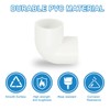sourcing map 25mm 90 Degree Elbow, 8 Pcs PVC Pipe
