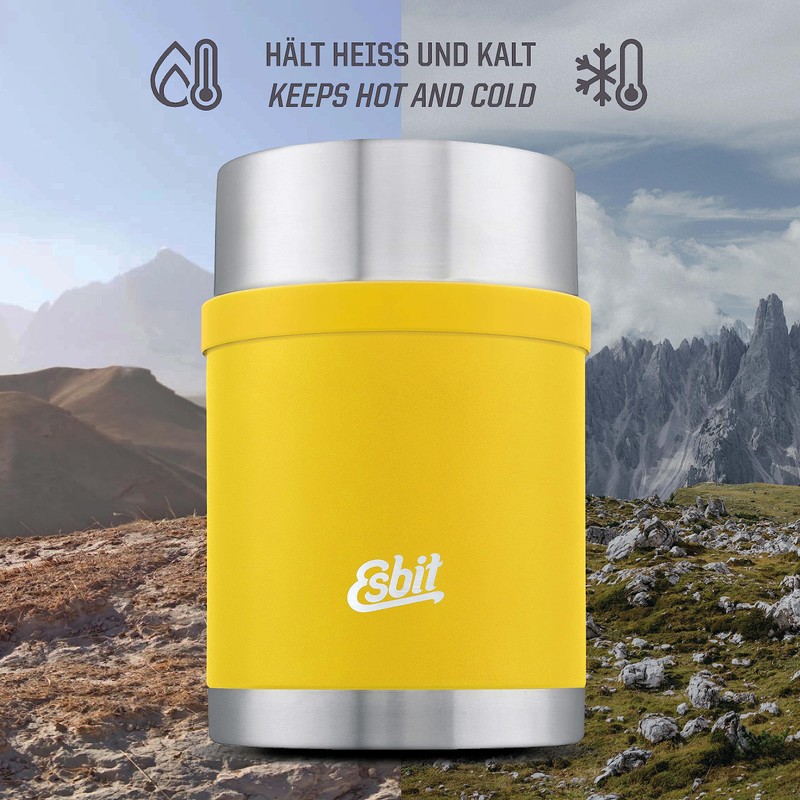 Esbit Sculptor Thermal Food Container 1000 ml in Sunshine Yellow