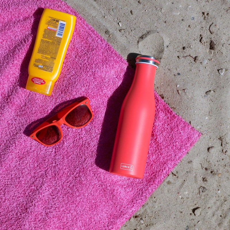 Lurch 240934 Stainless Steel Thermal Flask Pink