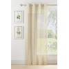 Maple Textiles Eyelet Ring Top Heading Voile Curtain Panels Soft