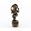 2 Inch Tall Dancing Ganesh with Snake. Hand Crafted on