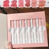 Mrettick 6 Colours Liquid Lip Gloss Set Velvet Matte Nude