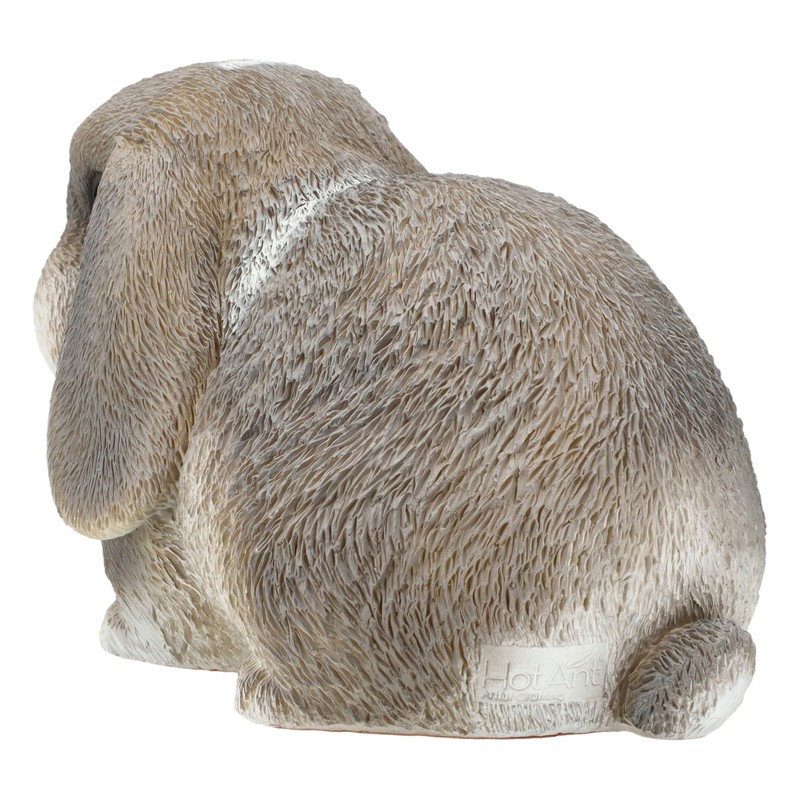 Figuren Shop GmbH Garden Figure Rabbit Grey - Weatherproof &