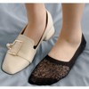 10 Pares Calcetines Invisibles para Mujer, Calcetas de Encaje, Corte