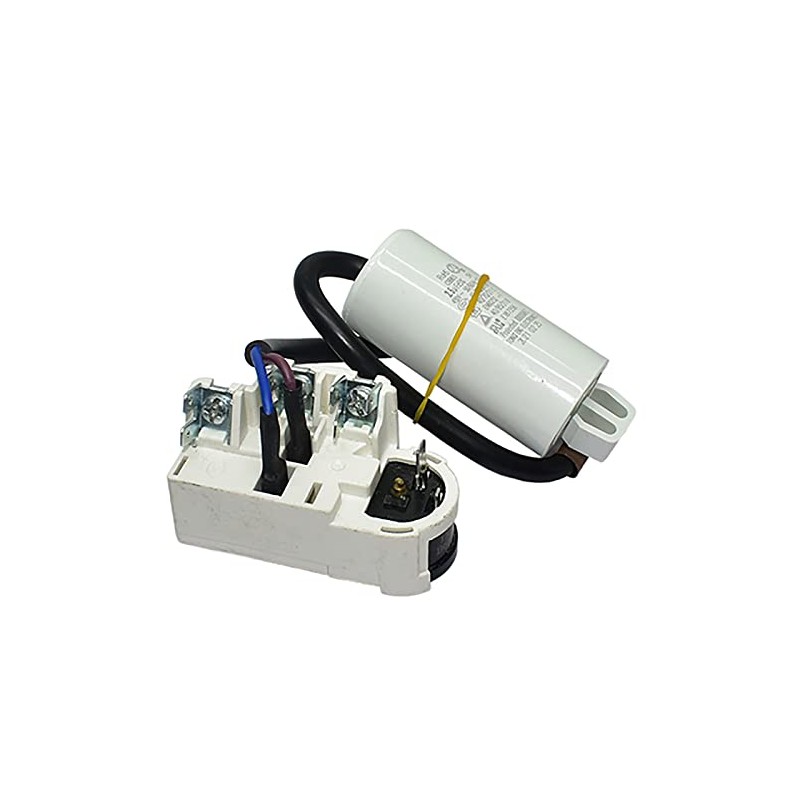 NUHFUFA TY-QZ-109 Starter+2.5uF Capacitor Overload Overheat Protector Refrigerator Relay Accessories