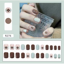 Unbranded 24pcs/box Press On Nails with glue