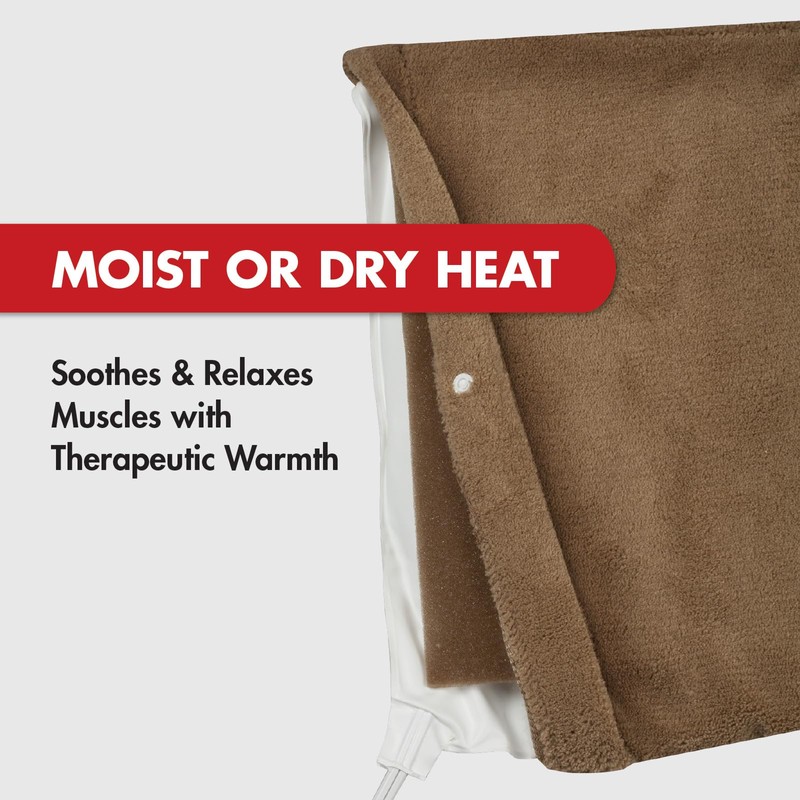 Deluxe Heating Pad Moist/Dry Heat Therapy