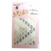 Stickers Uñas Paquete 12 Plantillas Diseños Varios Grecas