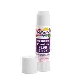 Colorations Premium Glue Sticks, Set of 150, Each 0.32 Ounces, Dries Clear, Crafts, School Supplies, Office, Home, Classroom, Washable School Glue, Non Toxic Glue, Acid Free