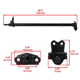 Caltric Steering Stem Shaft for Honda 53310-Hn1-A10 53310-Hn1-000