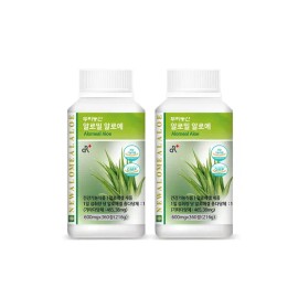 두리농산 Kwaebyun Alomeal Aloe 360 ​​tablets x 2 bottles (6 month supply) Aloe tablets triple functional recognized for intestinal health / 쾌변 알로밀 알로에 360정x2병 (6개월분) 알로에정 3중기능성 인정 장건강