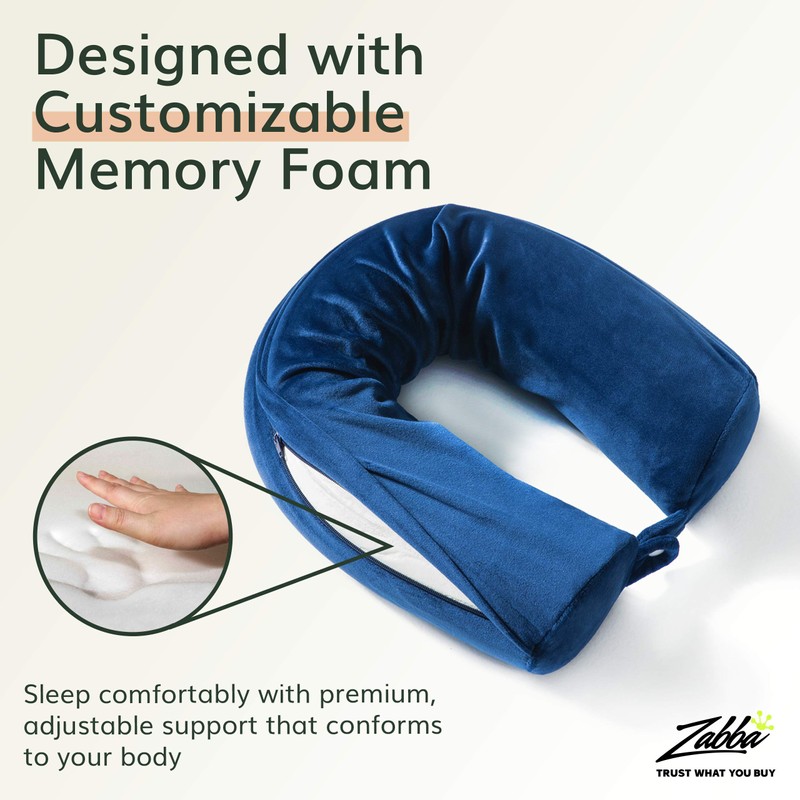 Fern and Willow Neck Pillow for Travel - Bendable Twist