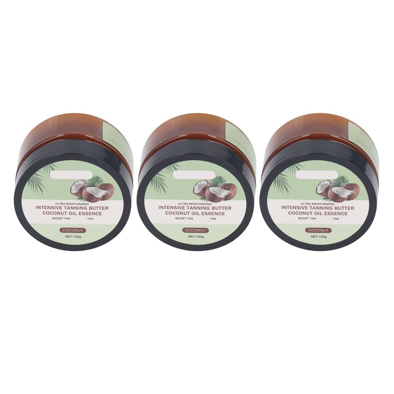 3pcs Tanning Lotion Accelerator Moisturizing Sunless for Bronze Brown Skin