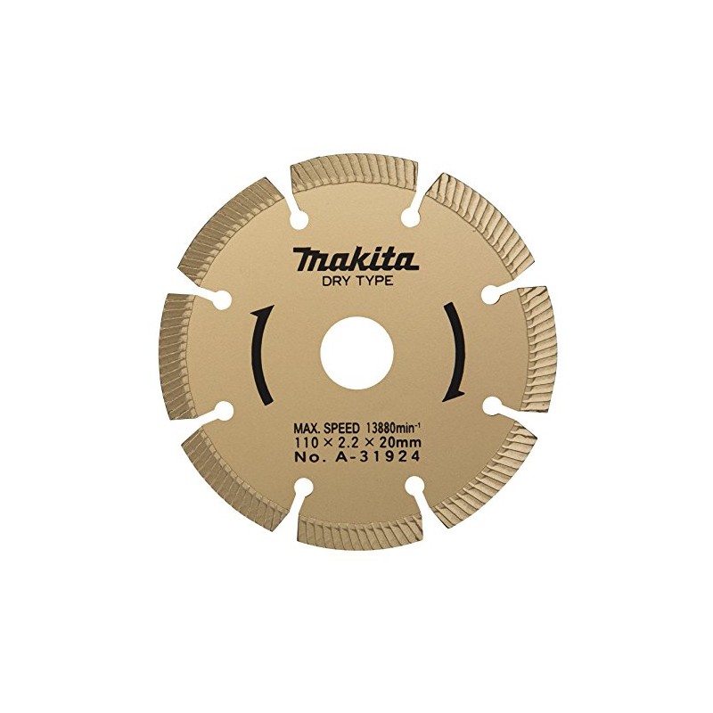 Makita A-31924 Diamond Wheel, Outer Diameter 4.3 inches (110 mm),