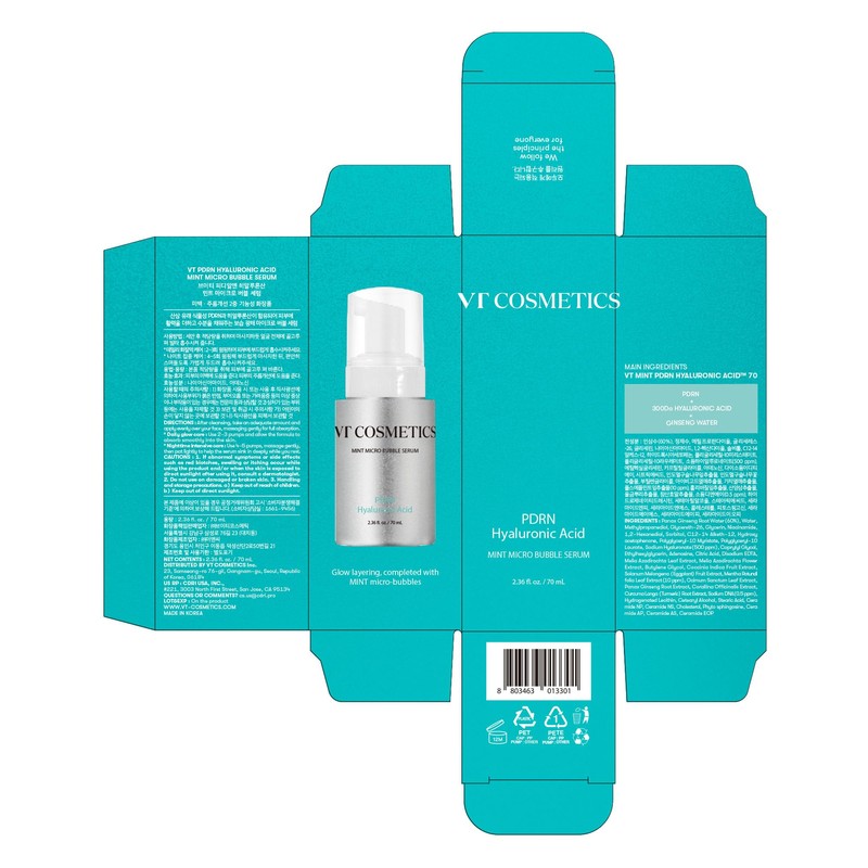 VT COSMETICS Bubble Serum (2.36 fl. oz., PDRN Hyaluronic Acid)