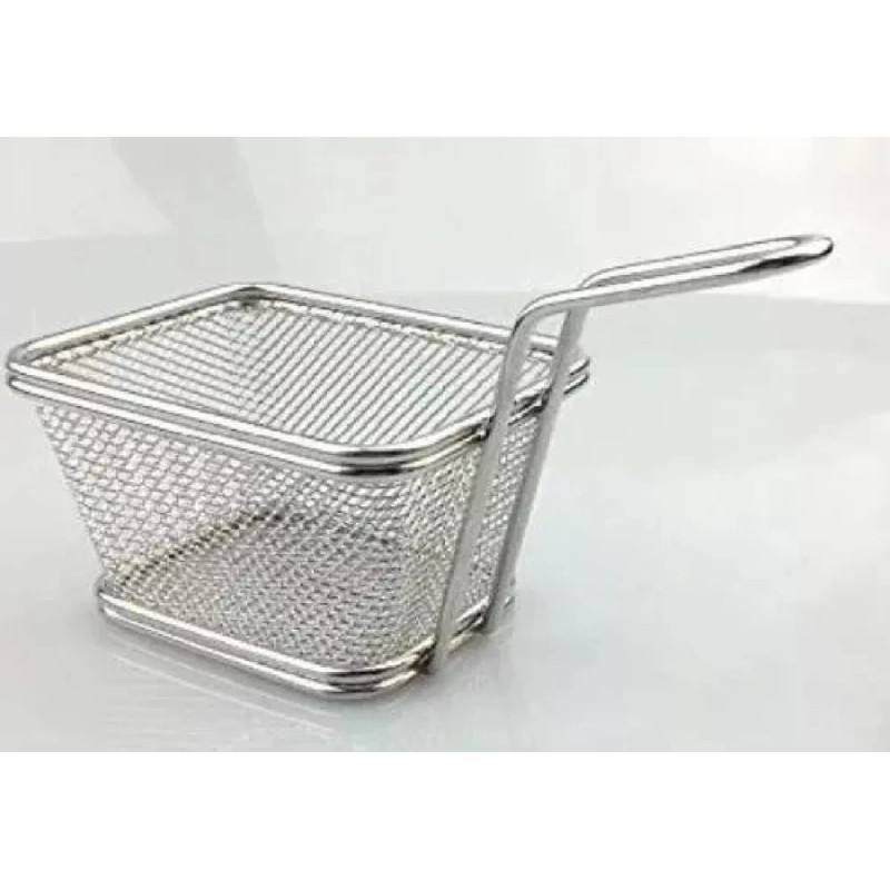 Vencort 5 Mini Canastilla Freir Papas Colador Acero Inoxidable